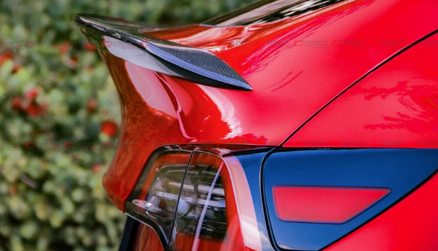 Tesla Model Y V Style Sport Carbon Fiber Spoiler