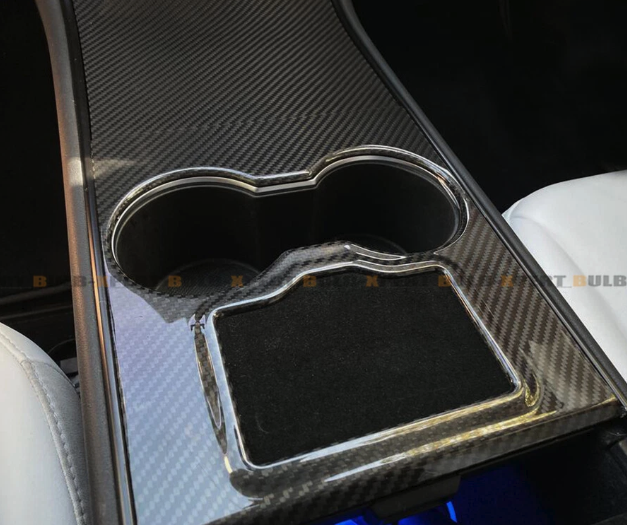 TESLA MODEL 3 CARBON FIBER CENTER CONSOLE TRIM