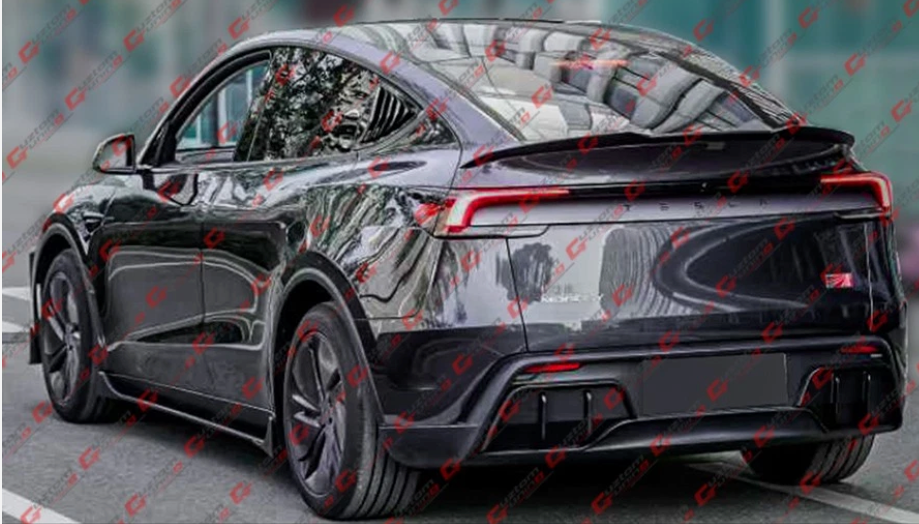 Tesla Model Y Juniper Winglet Style Gloss Black Side Skirt