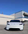 Tesla Model 3 Highland MC Design Pearl White Black Front Lip